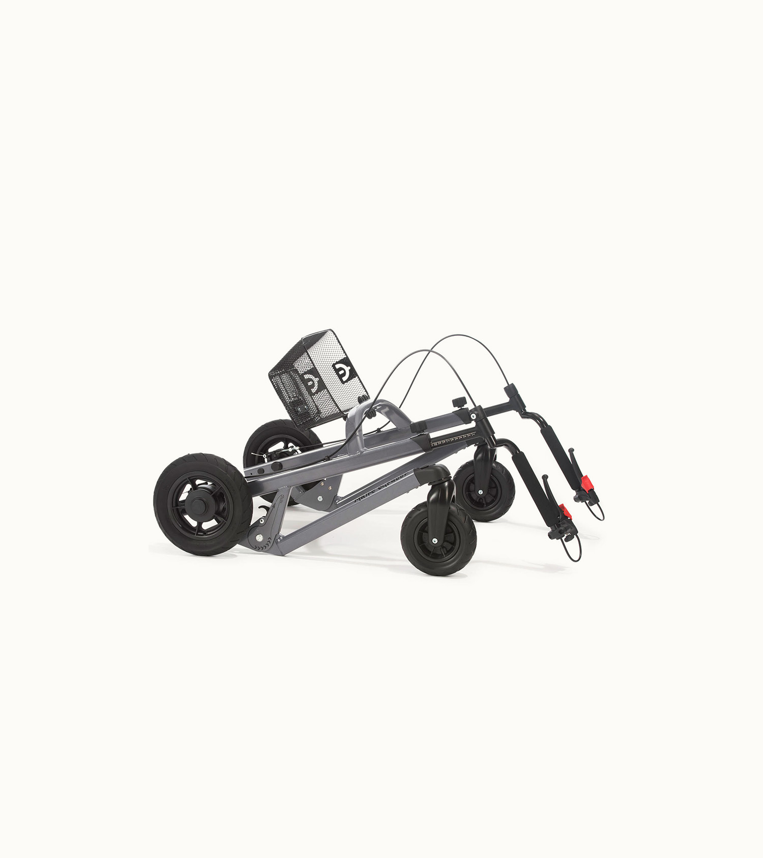 Outdoor posterior walking aid for children with disabilities
